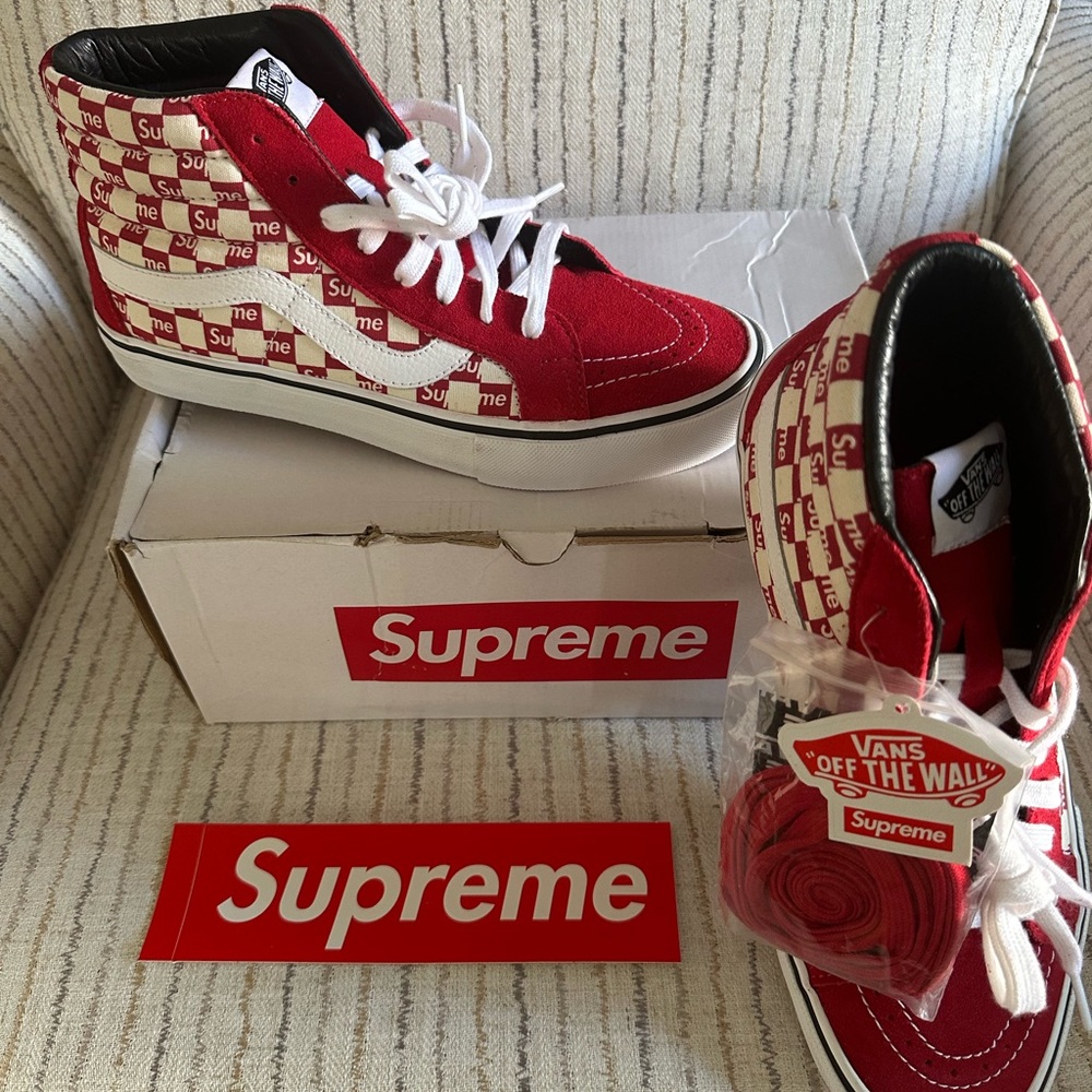 Vans/Supreme sk8 high pro size 8.5 M